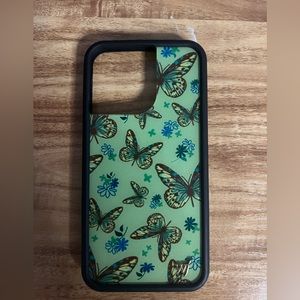iPhone 13 Pro sage butterfly case
